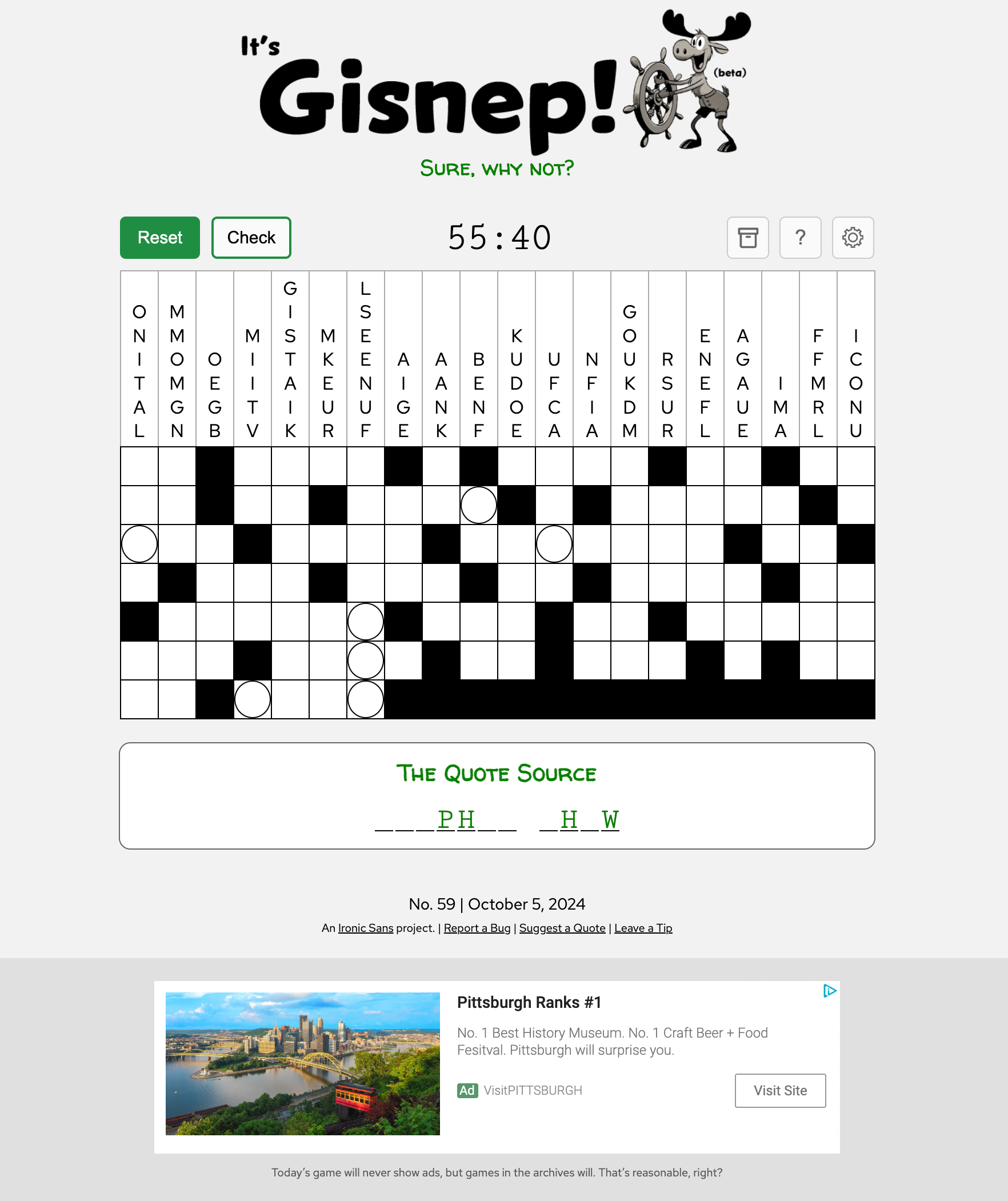 One Year of Gisnep
