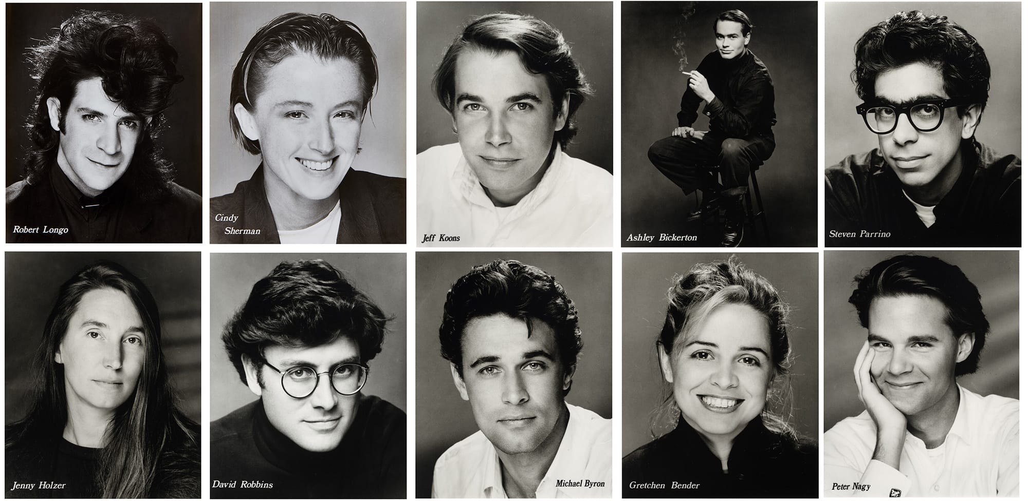 80s Headshots of Famous Artists