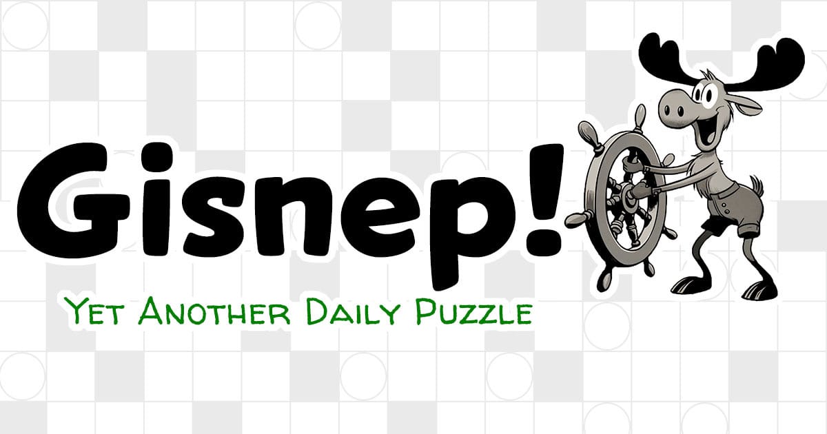 I made a new daily puzzle. It’s called Gisnep!