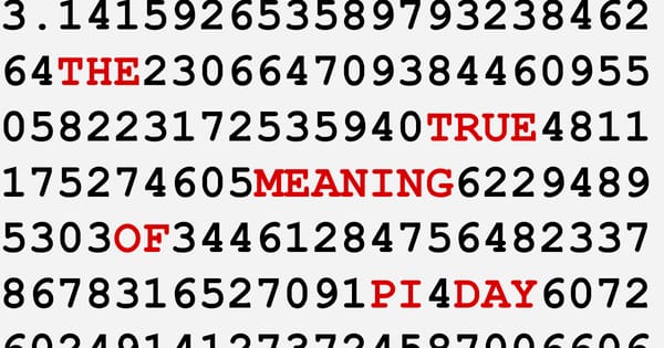 The True Meaning of Pi Day